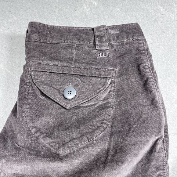 REI Pants Women 8 Brown Corduroy Stretch Boot Cut Lightweight Outdoors Pockets - Picture 14 of 16